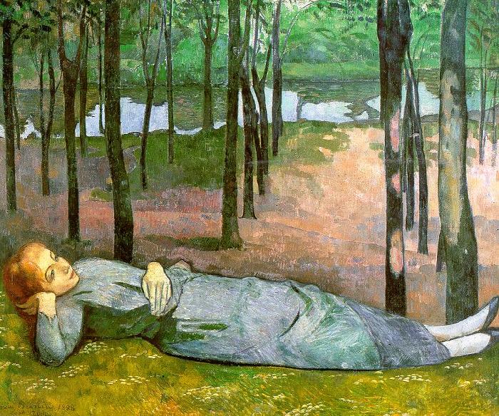 Emile Bernard Madeleine in the Bois d'Amour Norge oil painting art